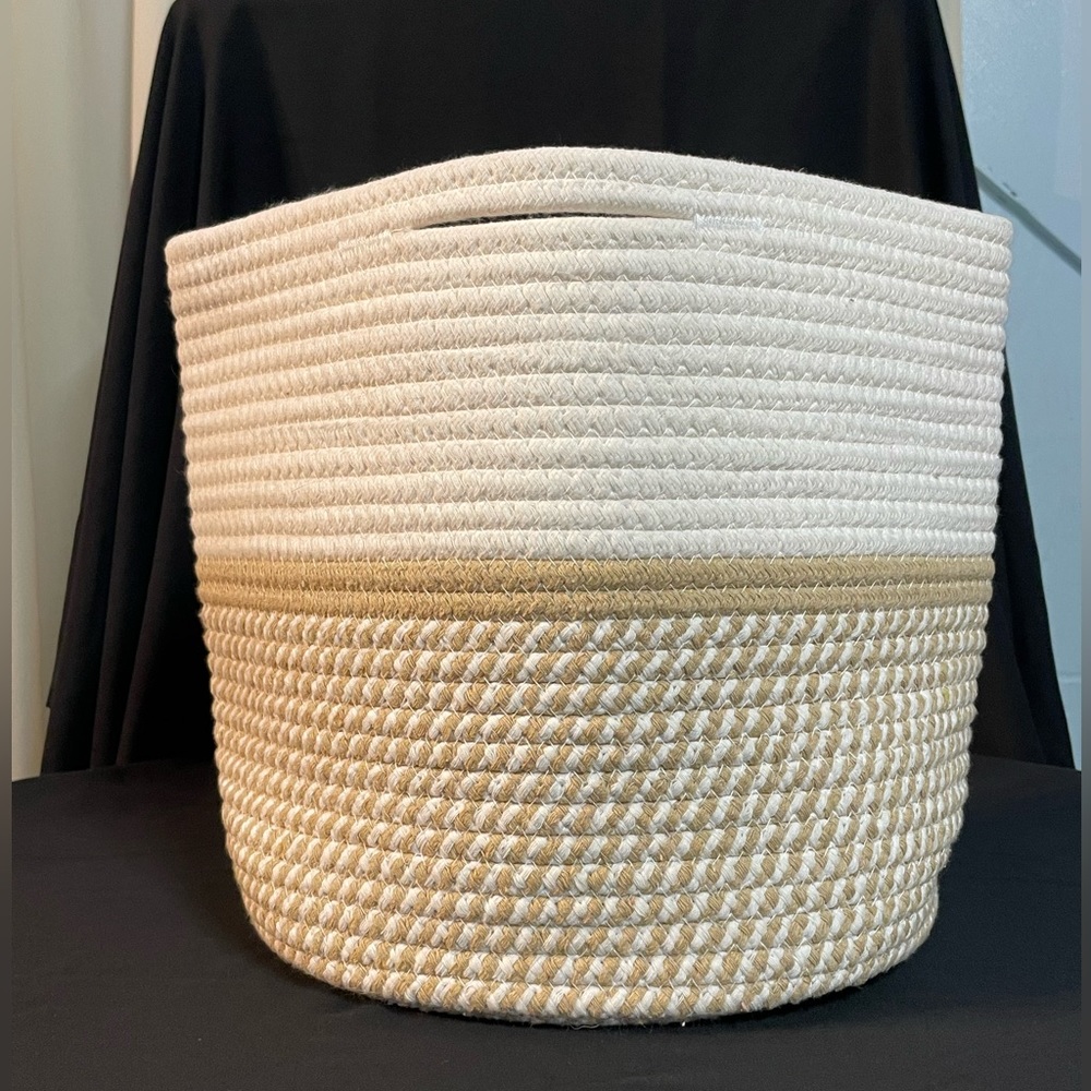 Voten Cotton Rope/Jute Storage Basket